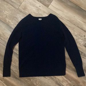 Halogen Cashmere Dark Navy Blue Sweater Women’s XL